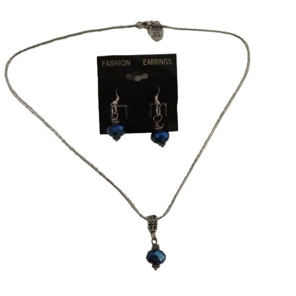 Hand made Necklace and earrings hypo-allerginic